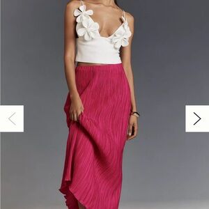 Elegant Pink Maxi Skirt